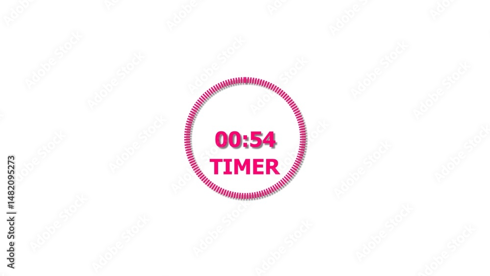 Digital countdown timer magenta red color 4k illustration of 54 second on transparent on white background. 54 seconds digital timer 4k illustration . Digital countdown timer magenta red color 4k illustration of 54 second on transparent on white background. 54 seconds digital timer 4k illustration .