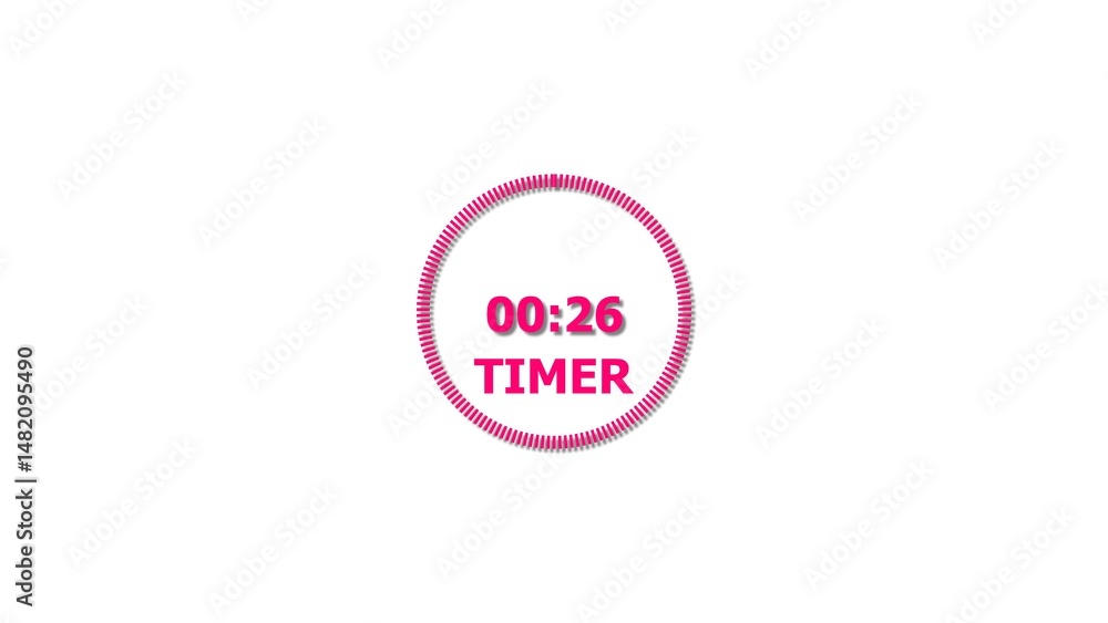 Digital countdown timer magenta red color 4k illustration of 26 second on transparent on white background. 26 seconds digital timer 4k illustration . Digital countdown timer magenta red color 4k illustration of 26 second on transparent on white background. 26 seconds digital timer 4k illustration .