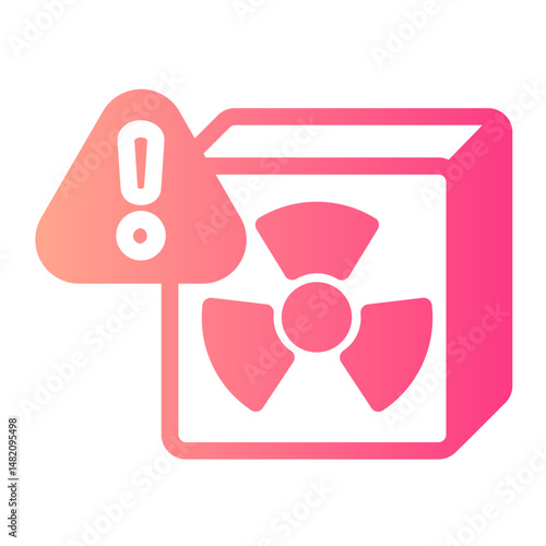 radioactive gradient icon