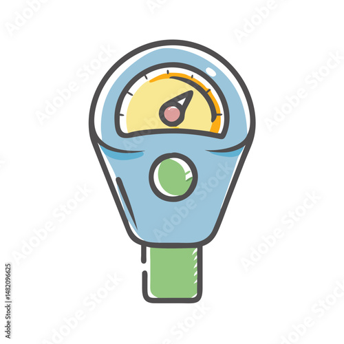 parking meter icon, parking meter vector illustration-simple illustration of parking meter, perfect for parking meter logos and icons