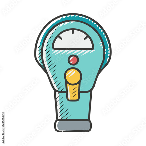 parking meter icon, parking meter vector illustration-simple illustration of parking meter, perfect for parking meter logos and icons