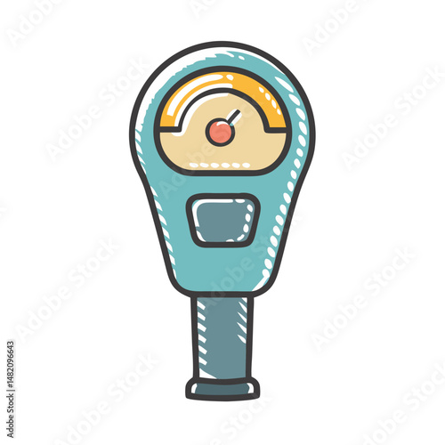 parking meter icon, parking meter vector illustration-simple illustration of parking meter, perfect for parking meter logos and icons