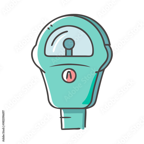 parking meter icon, parking meter vector illustration-simple illustration of parking meter, perfect for parking meter logos and icons