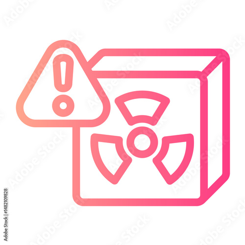 radioactive gradient icon