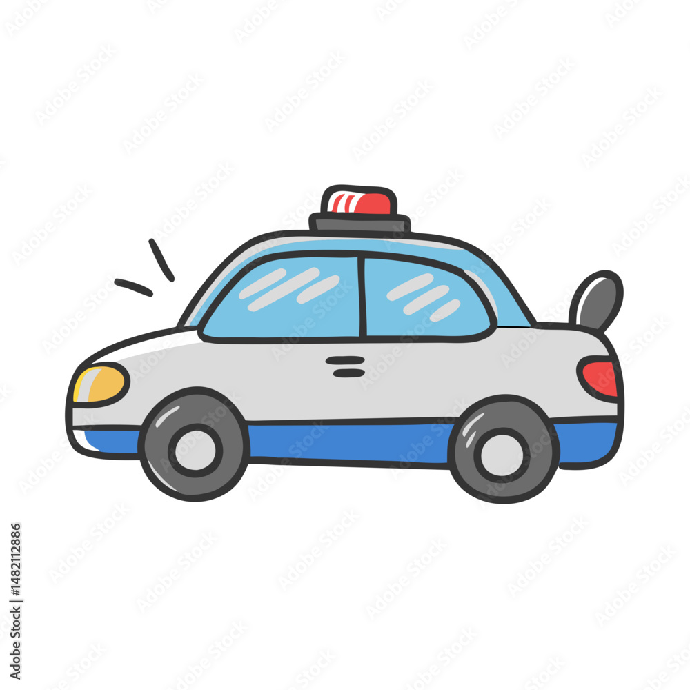police car icon, police car vector illustration-simple illustration of police car, perfect for police car logos and icons police car icon, police car vector illustration-simple illustration of police car, perfect for police car logos and icons