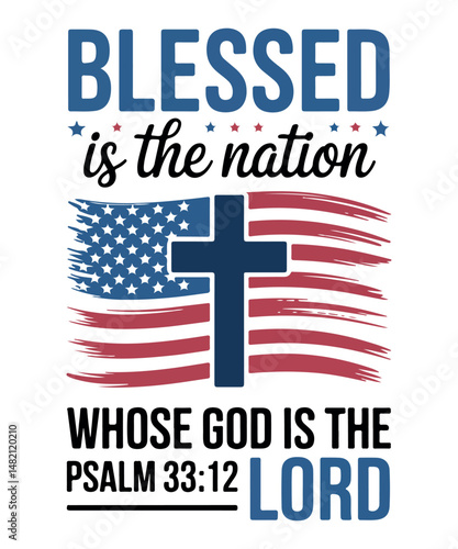 Blessed is the Nation Christian American