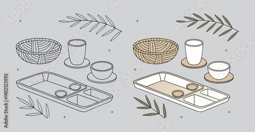 Bamboo Natural Serveware – Eco-Friendly & Stylish Serving Dishes for Sustainable Living, bamboo serveware, bamboo serving set, natural bamboo dishes, eco friendly serveware, bamboo salad bowl, bamboo.