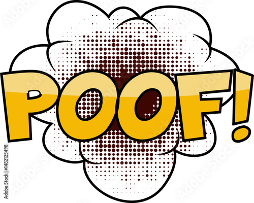 Comic Poof Text
