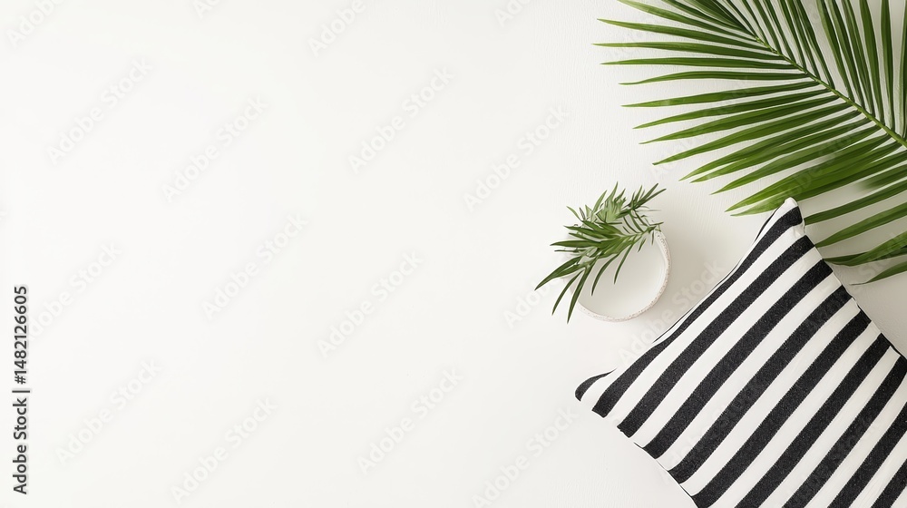 Obraz premium Visually striking a cotton bedsheet set on a sleep white background,