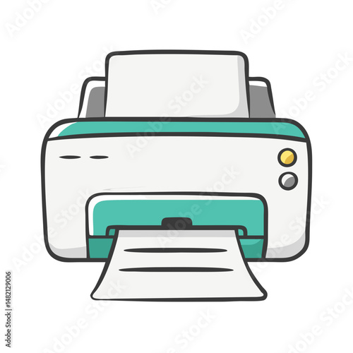printer icon, printer vector illustration-simple illustration of printer, perfect for printer logos and icons