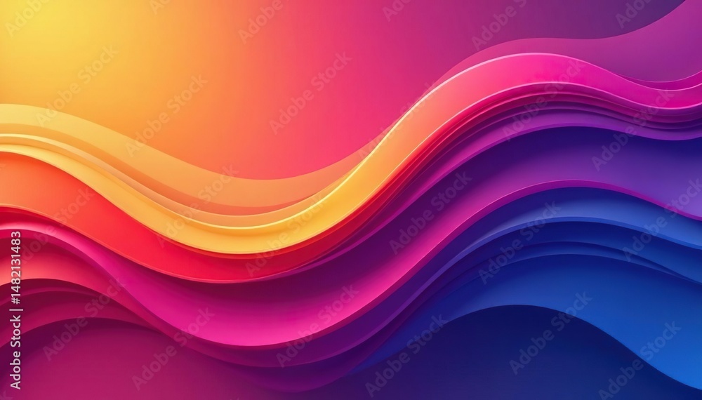 Abstract swoosh background, dynamic curves, vibrant colors, perfect for design projects , banner, simple, digital Abstract swoosh background, dynamic curves, vibrant colors, perfect for design projects , banner, simple, digital