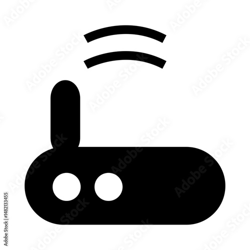 wi fi router sign vector icon