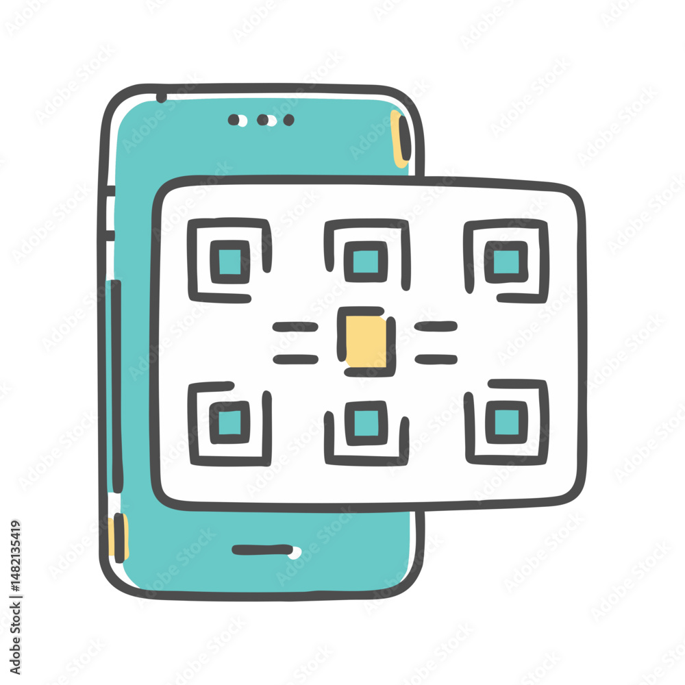 qr code icon, qr code vector illustration-simple illustration of qr code, perfect for qr code logos and icons qr code icon, qr code vector illustration-simple illustration of qr code, perfect for qr code logos and icons