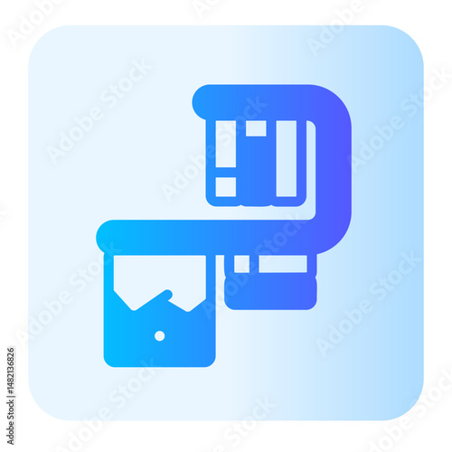 bookcase gradient icon