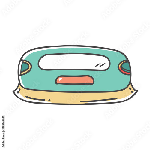 retro bumper icon, retro bumper vector illustration-simple illustration of retro bumper, perfect for retro bumper logos and icons