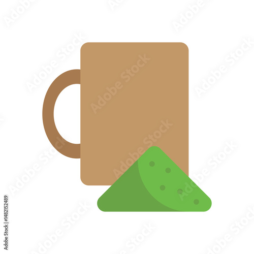 Matcha Tea Illustration
