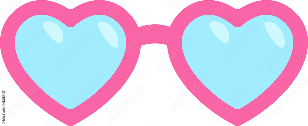 Fototapeta premium colorful element glasses