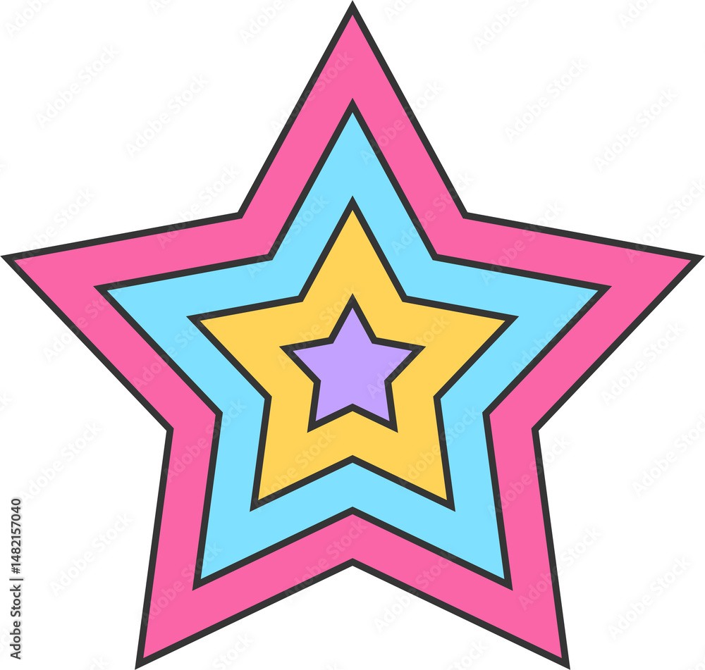 Obraz premium colorful element star