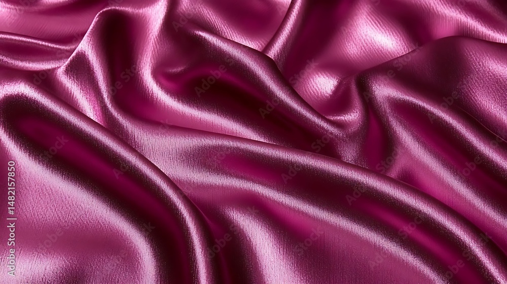 Obraz premium Pink silk fabric texture background