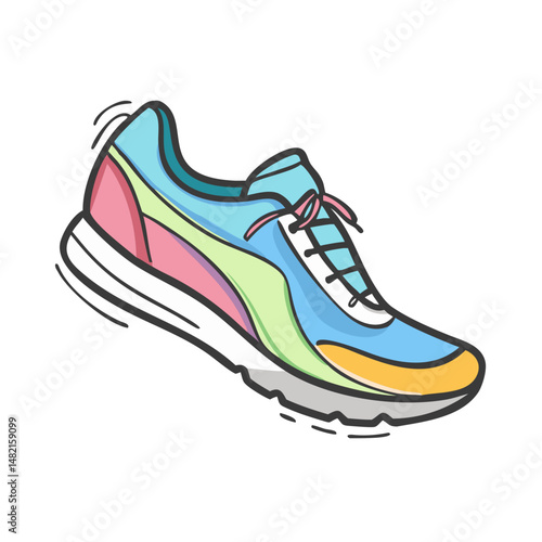 running shoes icon, running shoes vector illustration-simple illustration of running shoes, perfect for running shoes logos and icons