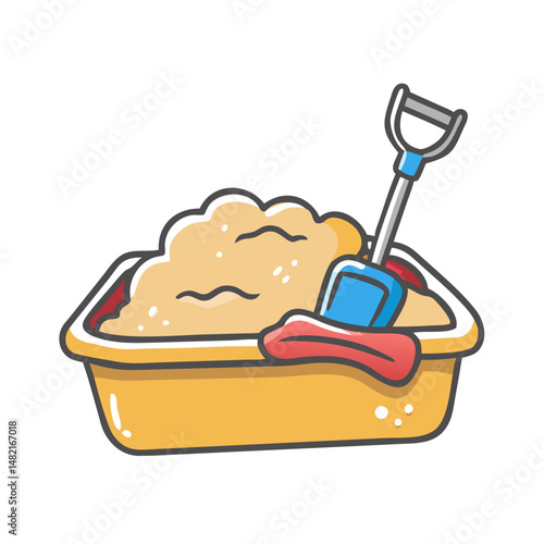 sandbox icon, sandbox vector illustration-simple illustration of sandbox, perfect for sandbox logos and icons
