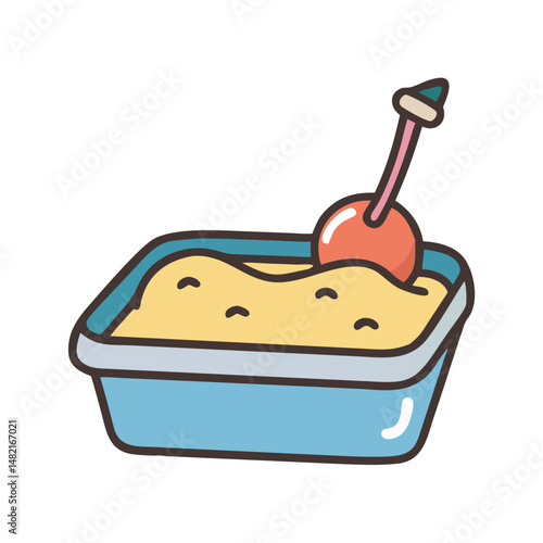 sandbox icon, sandbox vector illustration-simple illustration of sandbox, perfect for sandbox logos and icons