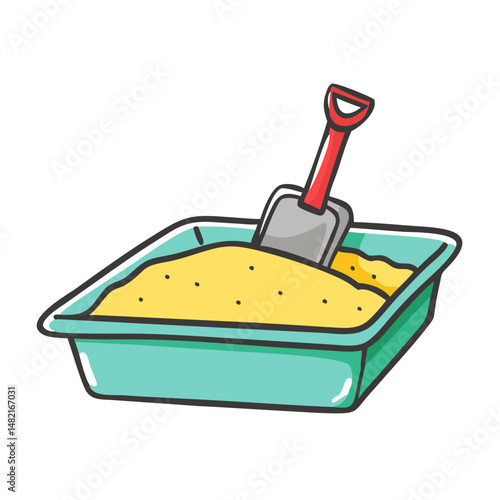 sandbox icon, sandbox vector illustration-simple illustration of sandbox, perfect for sandbox logos and icons