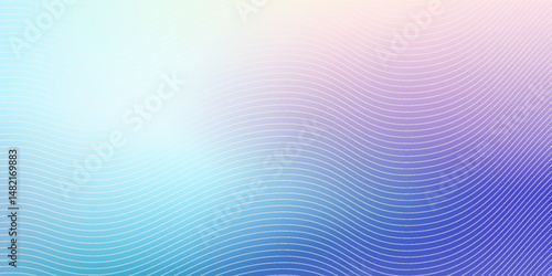 Pastel tint gradient background with wavy lines texture abstract modern design simple