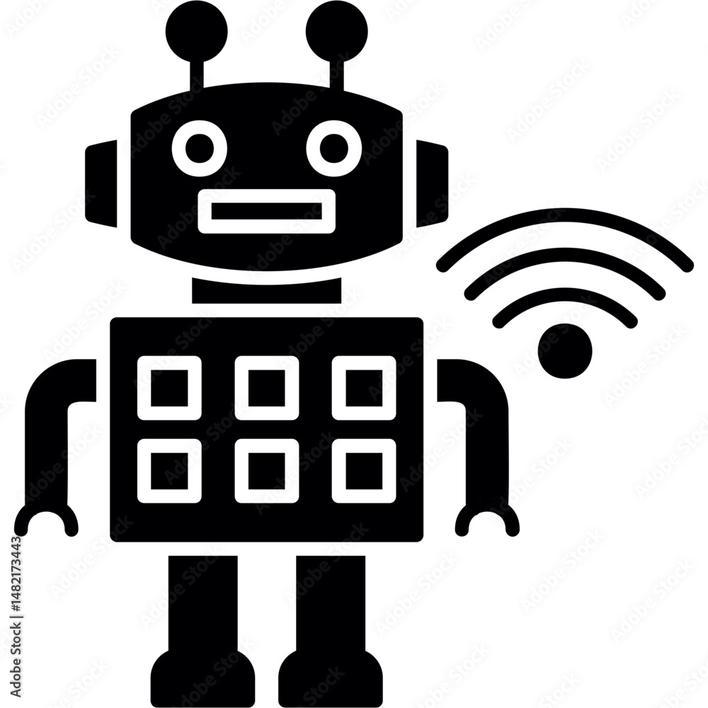 Fototapeta premium Robot icon