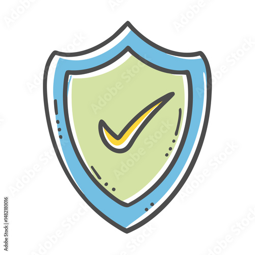 shield icon, shield vector illustration-simple illustration of shield, perfect for shield logos and icons