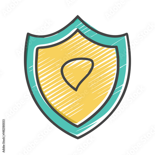 shield icon, shield vector illustration-simple illustration of shield, perfect for shield logos and icons