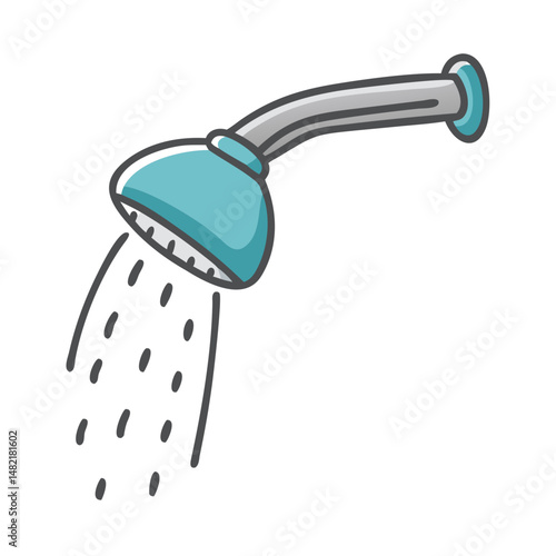 shower head icon, shower head vector illustration-simple illustration of shower head, perfect for shower head logos and icons