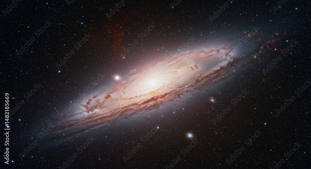 Fototapeta premium Spiral Galaxy in Deep Space Photo