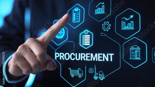 Procurement Technology Business Trends & Background Template