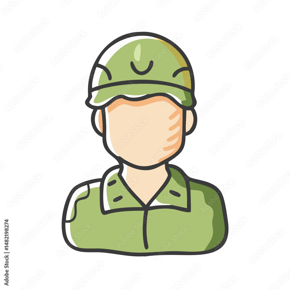 soldier icon, soldier vector illustration-simple illustration of soldier, perfect for soldier logos and icons soldier icon, soldier vector illustration-simple illustration of soldier, perfect for soldier logos and icons