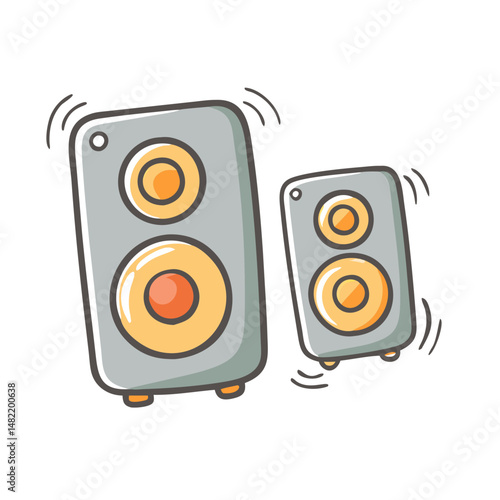 speakers icon, speakers vector illustration-simple illustration of speakers, perfect for speakers logos and icons