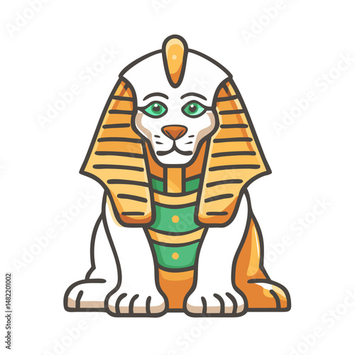 sphinx icon, sphinx vector illustration-simple illustration of sphinx, perfect for sphinx logos and icons