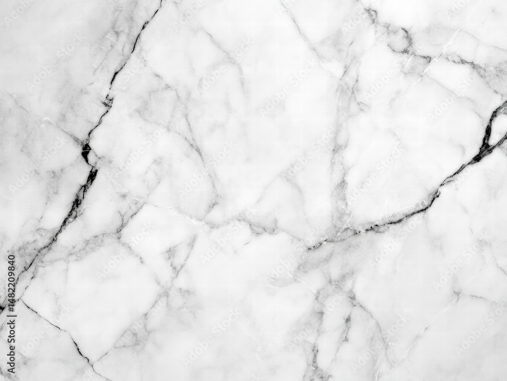 White marble texture with natural black veins and polished surface White marble texture with natural black veins and polished surface