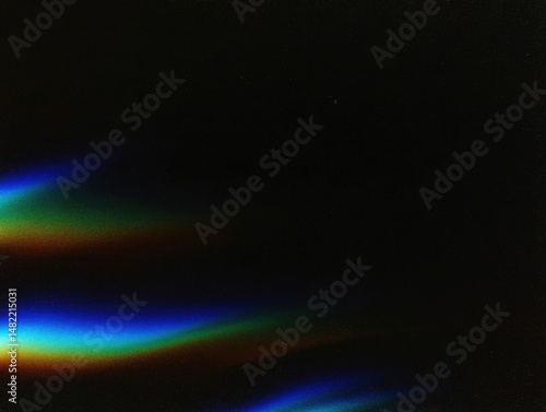 Abstract Light Spectrum – Prismatic Colors and Atmospheric Effect | Suitable for Artistic Designs, Digital Art, Vintage camera overlay, and Backgrounds 