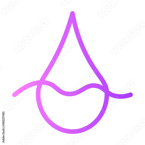 droplets gradient icon