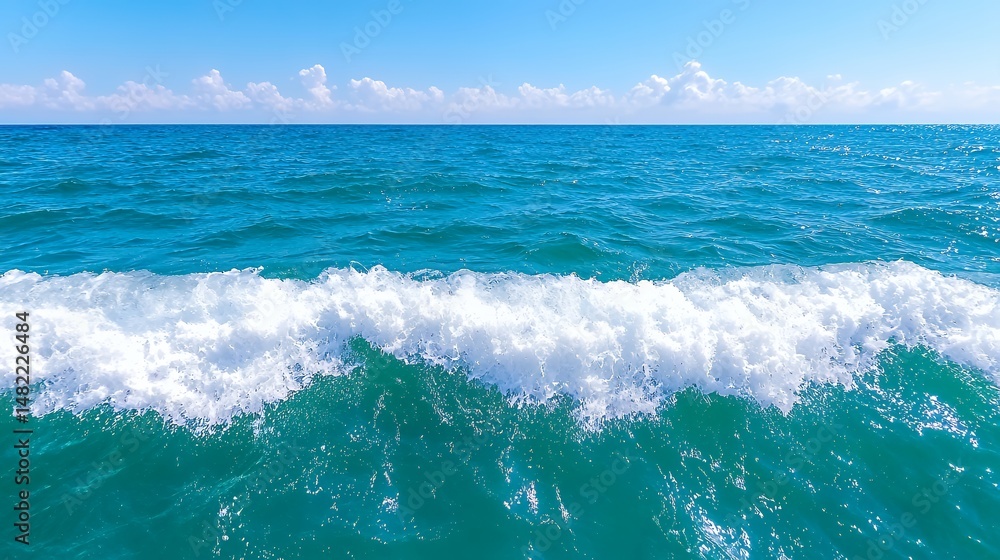 Ocean Wave Under Blue Sky Ocean Wave Under Blue Sky