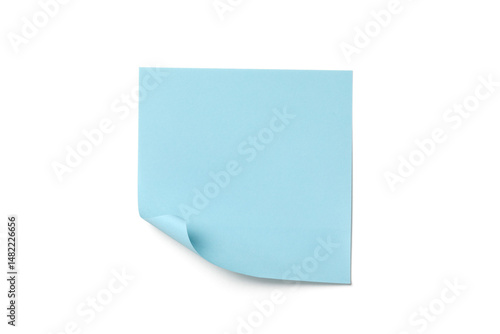 Εκτύπωση καμβά blue blank sticky note paper isolated on transparent png background,note paper m