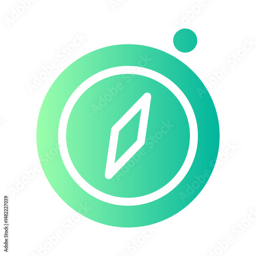 compass gradient icon