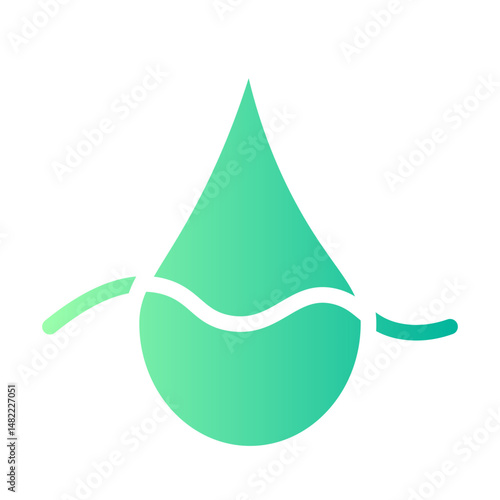 droplets gradient icon