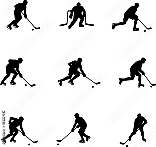 American Hockey Vector