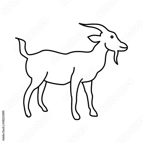 goat vector illustration