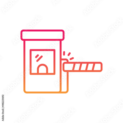 Toll Road Vector icon