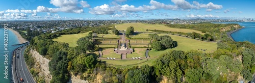 Photography Aerial view of Michael Joseph Savage Memorial