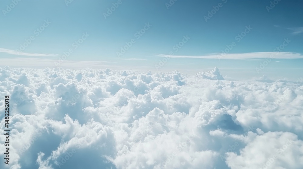 Fototapeta premium Pure sky looking up perspective