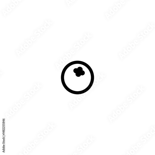 illustration of a blueberry